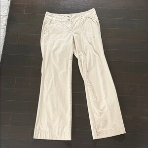 White House Black Market Beige Trousers